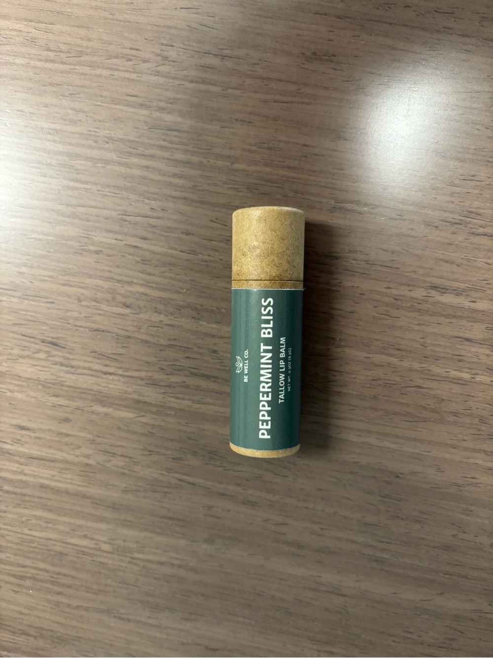 Be Well Peppermint Bliss Tallow Lip Balm – Natural Peppermint.